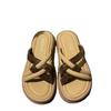 New Chinese style niche design thick-soled slippers women's outer wear 2025 summer new models with skirts beach slippers