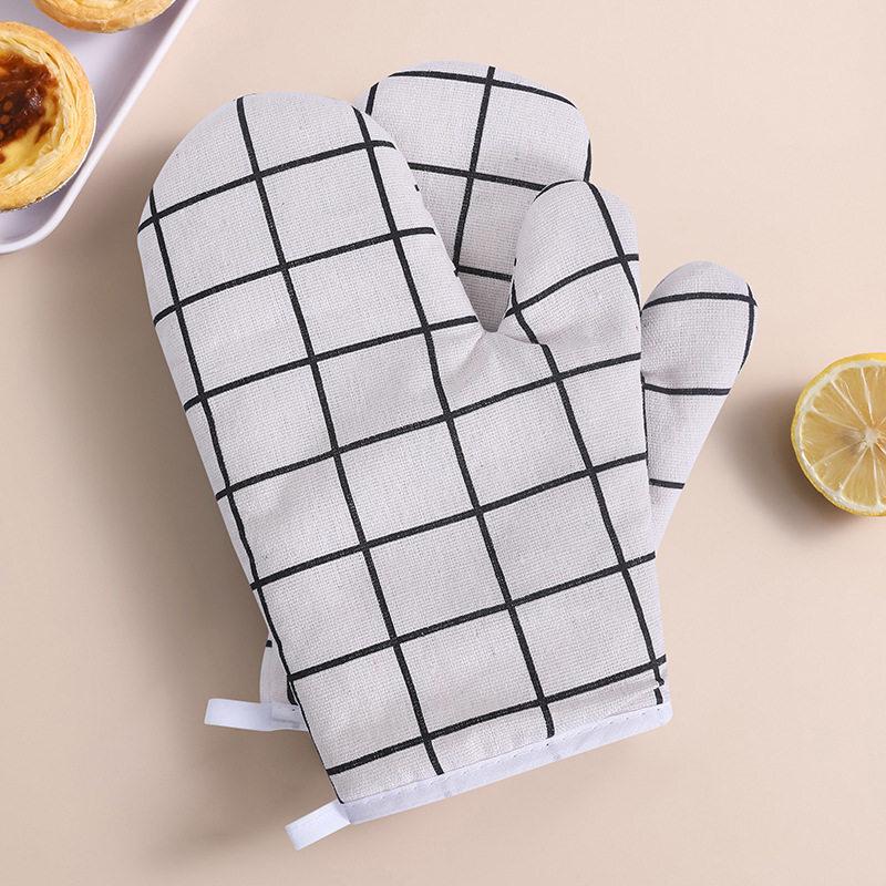 ZISIZ Thickened Kitchen Heat-Resistant Gloves