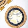 Set of 1 Dining Table Mat 30cm Round Mat - Blue (Solid) | Used As Centre Table Décor placemat/House Warming Gifts for New Home