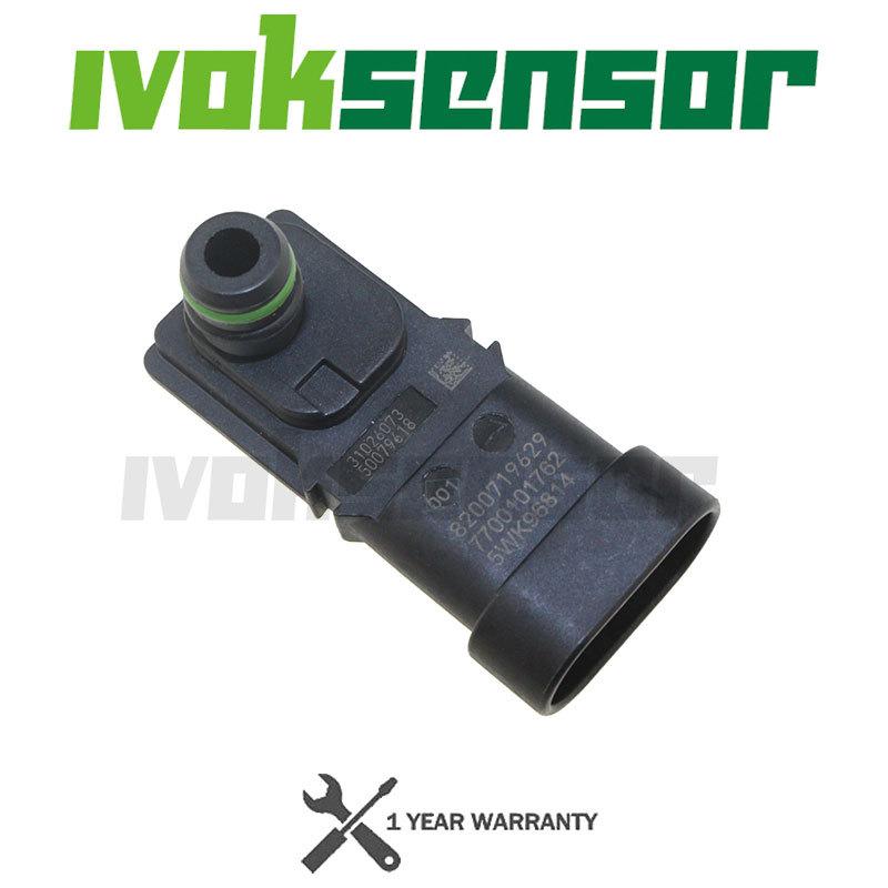 MAP BOOST PRESSURE SENSOR For RENAULT KANGOO CLIO ESPACE LAGUNA MASTER SCENIC TWINGO TRAFIC 8200719629 5WK96814 7700101762