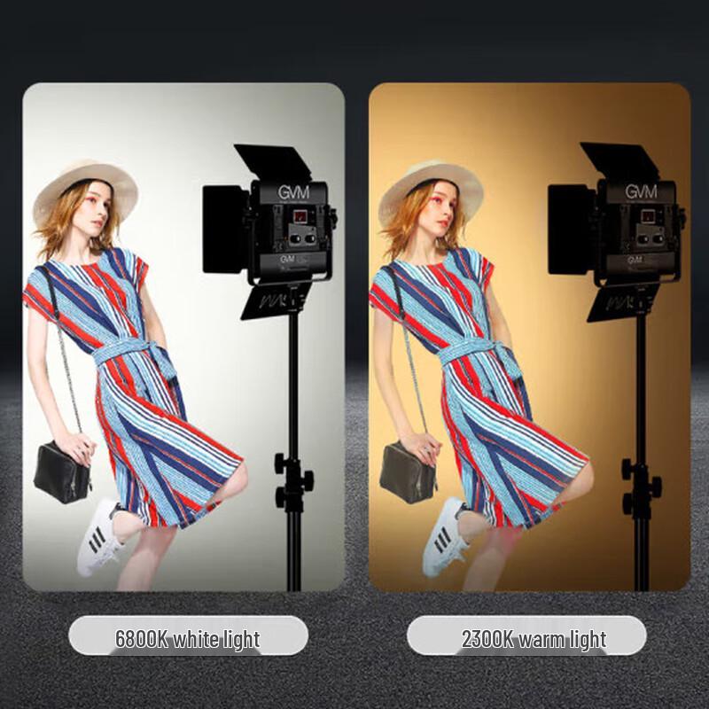 GVM 560S LED Photography and Video Fill Light 3-Light Kit