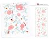 hiorie Face Towels, Gauze Towels, 3-Piece Set, Cute Travel Pattern, Made in Japan, Thin, Quick-Drying, Travel Series 3-Piece Set