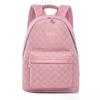 Schachbrettmuster Bedruckter Buchstaben-Rucksack Mittelschule Schultasche Große Kapazität Reisetasche Trendiger Sportrucksack für Herren und Damen.