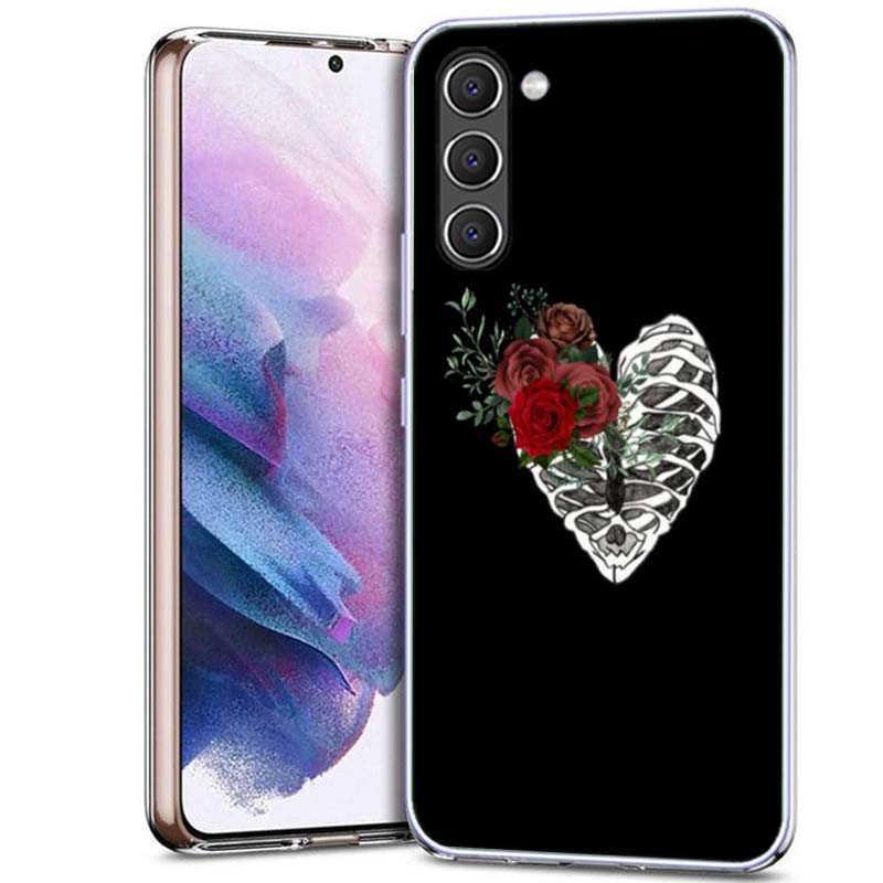 Bright Red Roses Flowers Phone Case for Samsung A54 A14 A24 A34 A17 A37 A57 A55 A35 A25 A15 A13 A23 A33 A53 A07 A05S A04S A03 A7