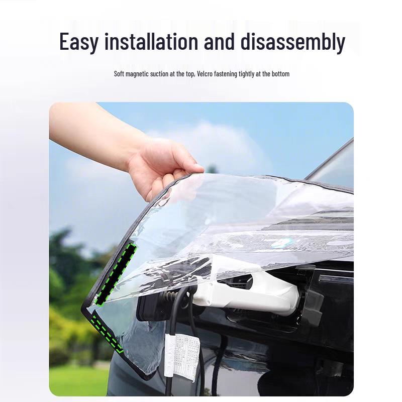 Universal Waterproof Charging Pile Protective Cover - Rainproof, Anti-Leakage for New Energy Vehicles