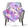 Cheerleading Theme Home Customize Your Name Blankets Comfortable Soft Lightweight Allseason Multipurpose Blanket For Picnics Sofas Offices Beds Living