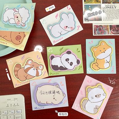 Büro Schulbedarf Niedliche Cartoon Notizen Kawaii Schüler Schreibwaren N Mal klebrig Großhandel hübsch Notizblock Notizbücher Blöcke
