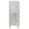 Sideboard Concrete Grey 66 x 34.5 x 90 cm Engineered Wood