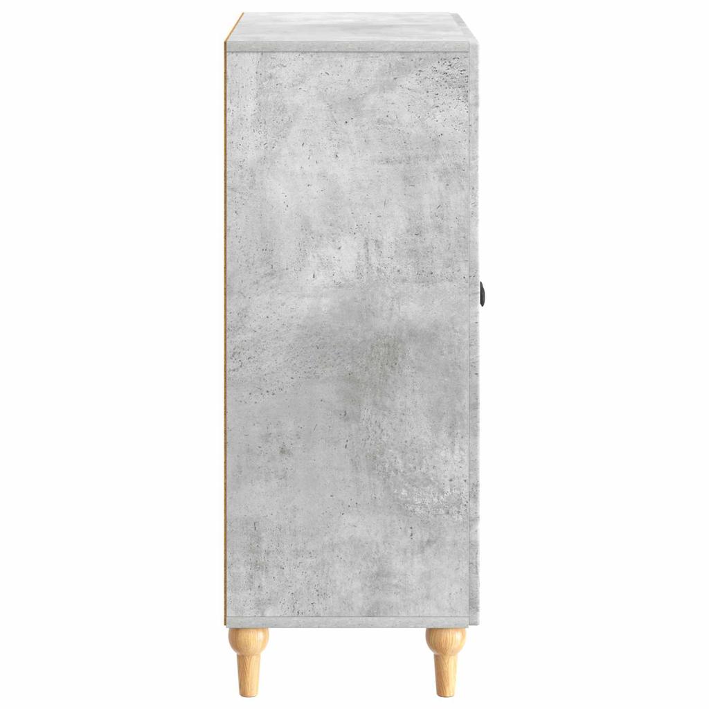 Sideboard Concrete Grey 66 x 34.5 x 90 cm Engineered Wood
