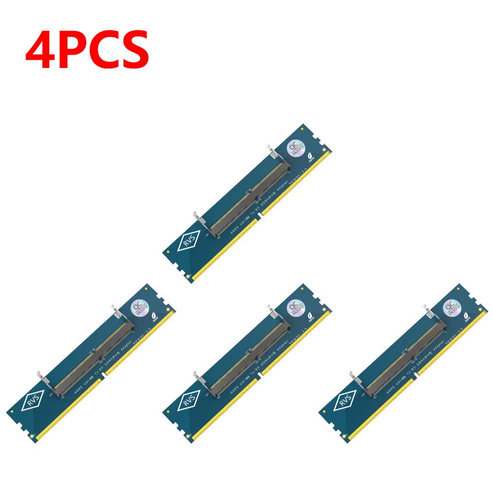 1-5PCS Memory Card Converter Laptop SO DDR5 RAM To Desktop DDR5 U-DIMM Adapter Memory Tester SO DDR5 to DDR5 U-DIMM Converter