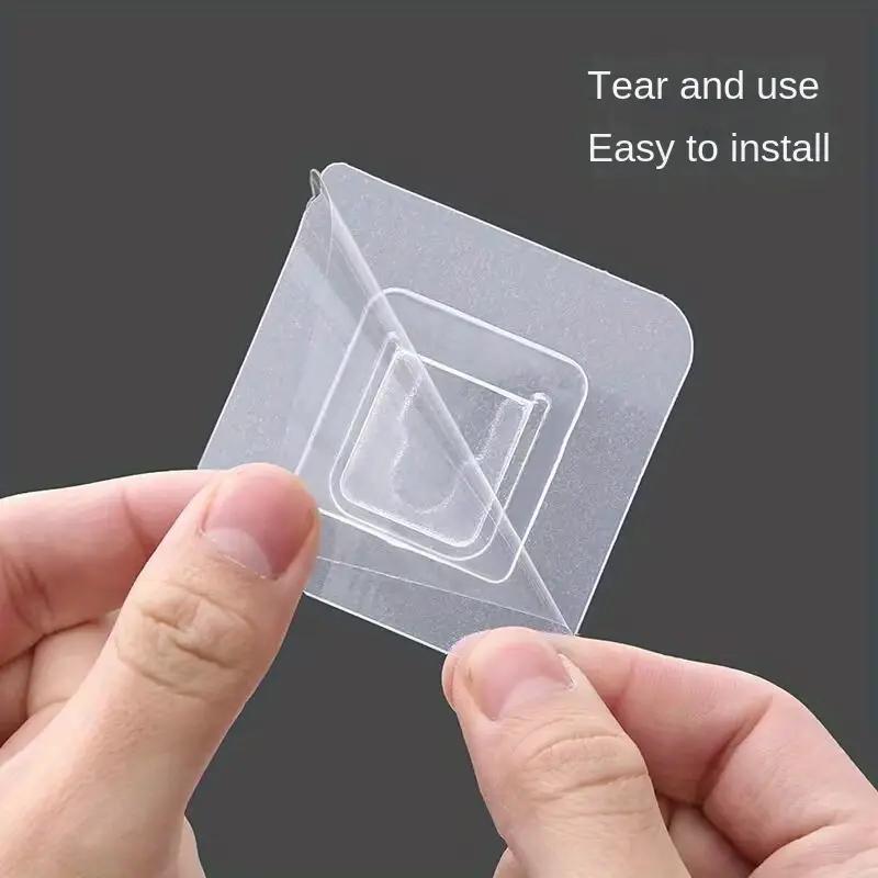 5/0 pairs of traceless snap fasteners unperforated plug hooks firmly fixed on the router fixed wall hooks storage buckles