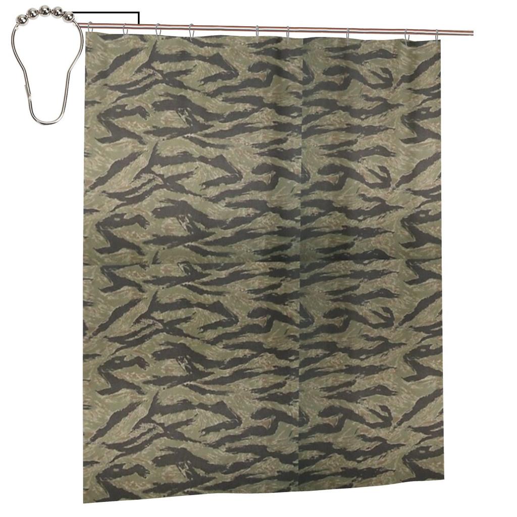 Tenda da Doccia Militare Camouflage Esercito Sfondo Camo Bagno Poliestere Impermeabile Tende da Bagno Con Ganci