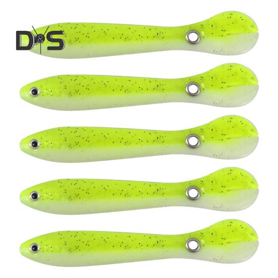 

1/5 шт 10 см/6 г мягкая приманка вьюн силиконовая бионическая вьюн с отверстием искусственная рыболовная приманка для соленой воды пресноводного окуня судака форели змееголовой рыбалки 5pcs