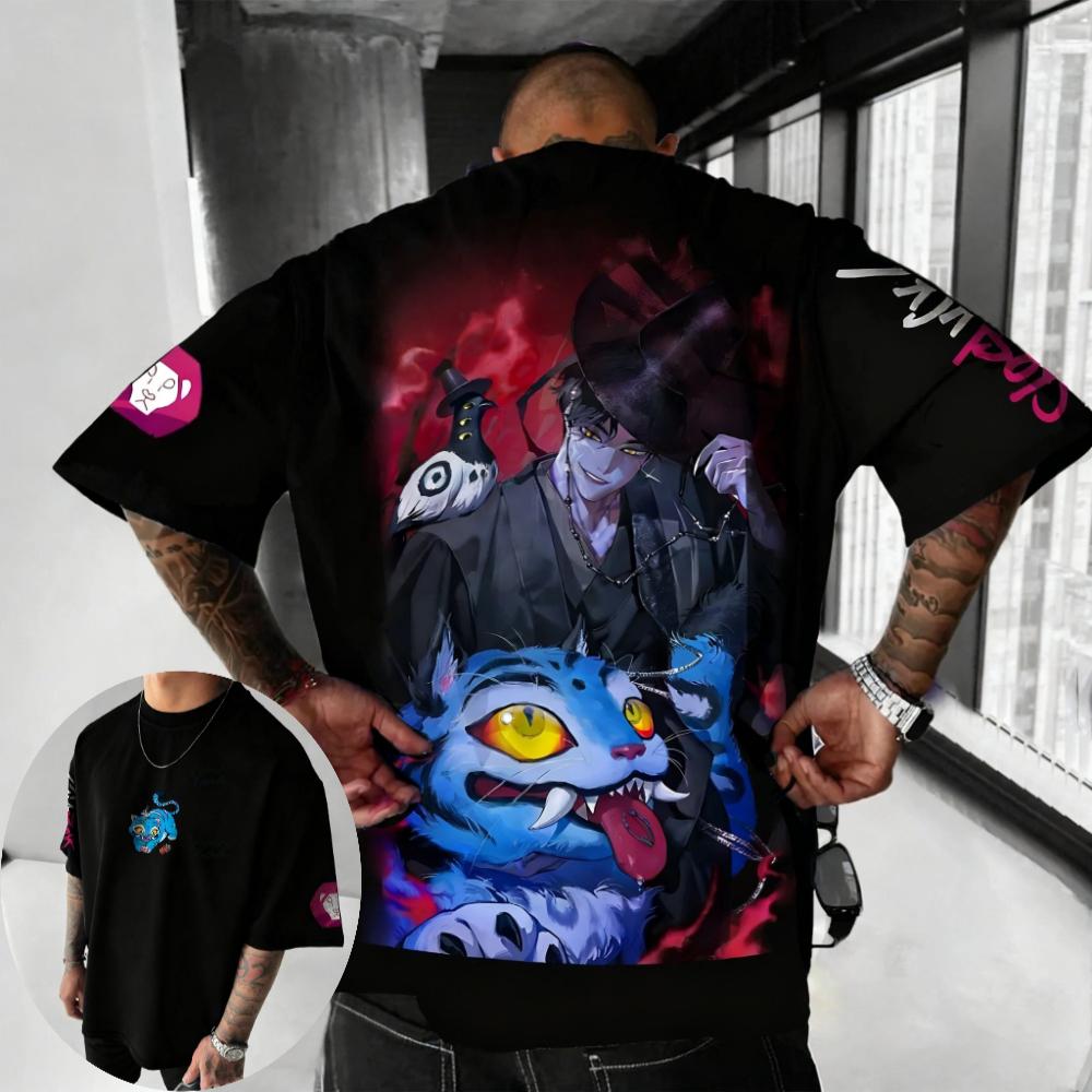 Summer Fashion Boys and Girls K-Pop Demon Slayer Men and Women T-Shirt Jinu Anime Short Sleeve 100