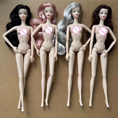 1/6 Supermodel Doll 32cm Height Girl Doll with Makeup Head for  Dress Up Toy Acssories