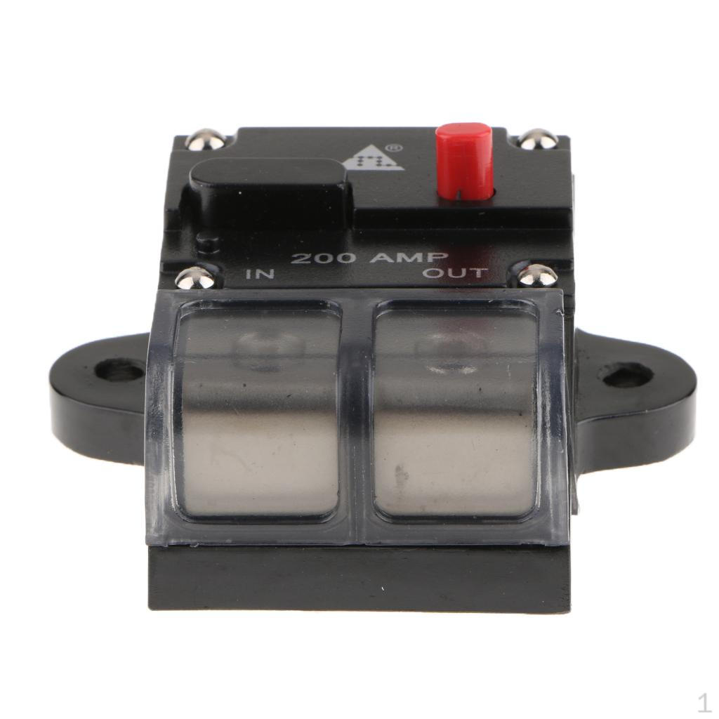 12V-24 Marine Boat Stereo Audio Inline Circuit Breaker 200A