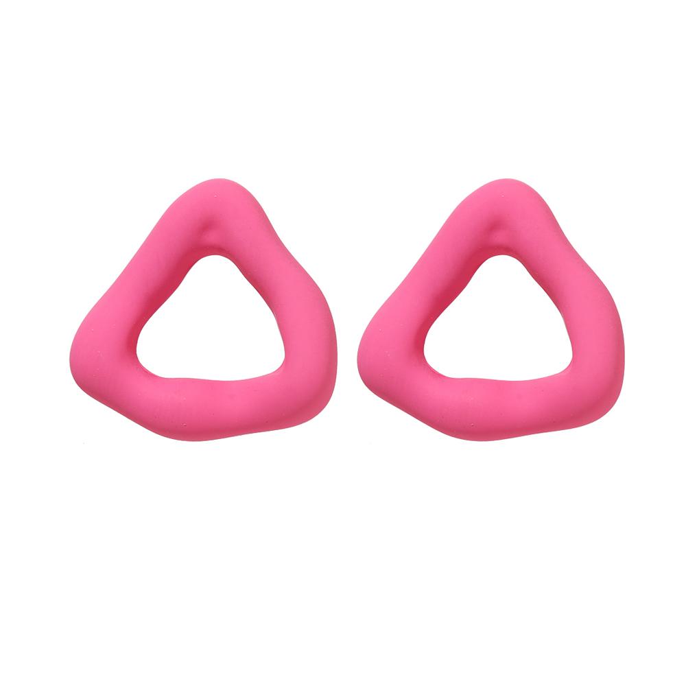 2024 Proste i kreatywne kolczyki akrylowe w kolorze cukierkowym w kształcie trójkąta Kobieca osobowość Geometryczne przesadzone kolczyki dla dziewczynek