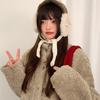 Fashion Cute Rolled Plush Earmuffs For Women New Winter Style For Outdoor Cold Protection Thickened Warm Earmuffs With Straps