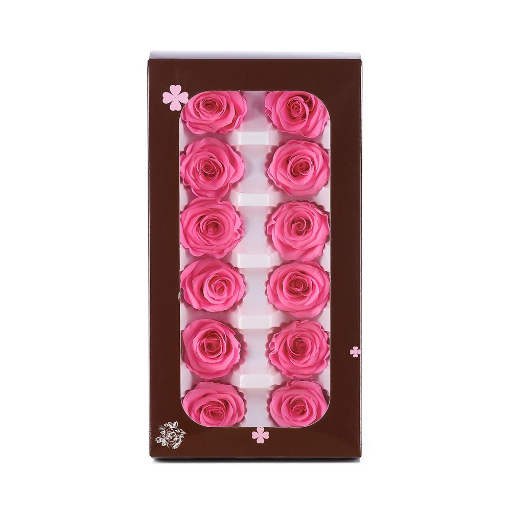 Eternal Flower Gift Box Set 2-6cm Handmade Rose Decorative Flowers, DIY Gift Flower Box