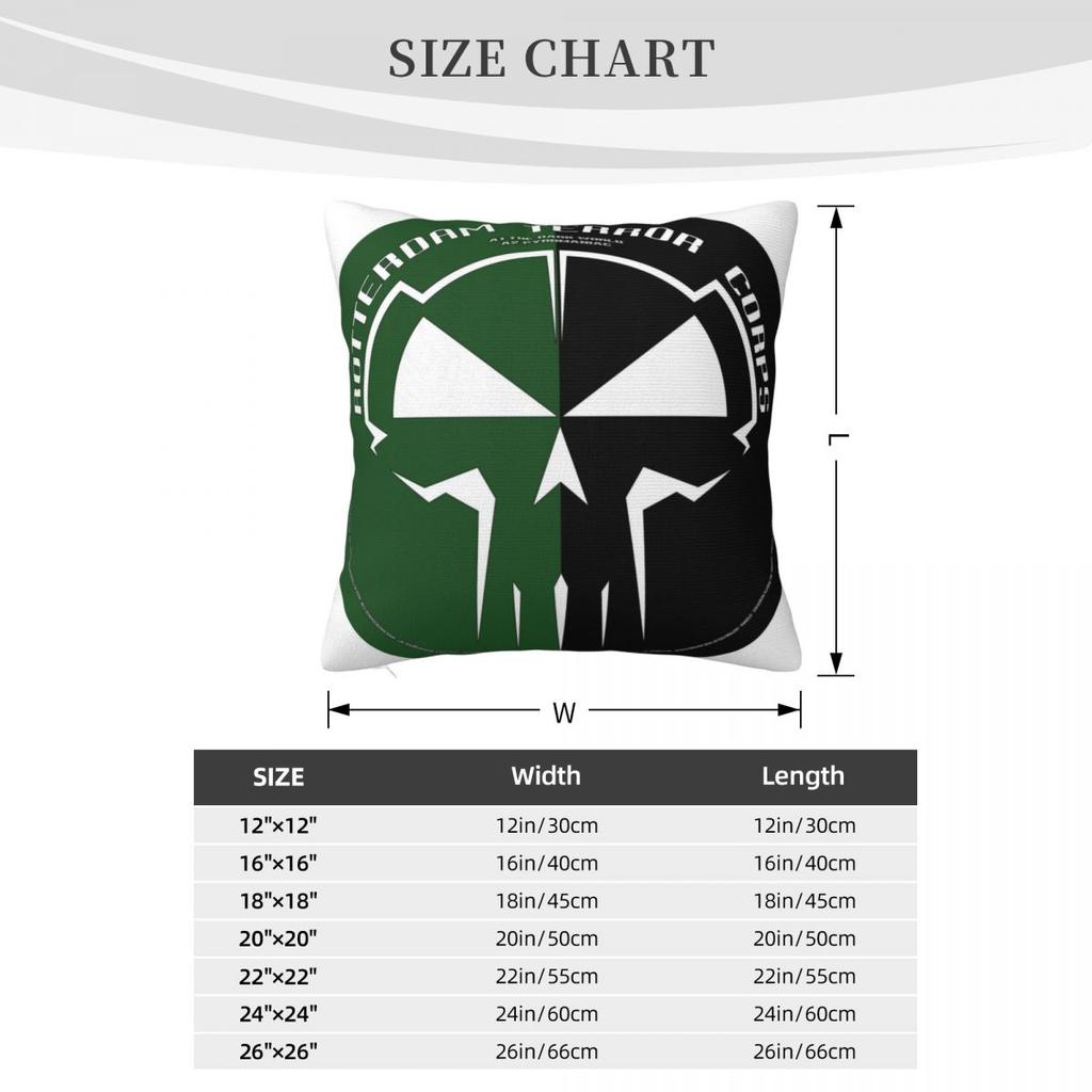 Rotterdam Terror Corps 002336 Pillowcase Home Decoration Pillows For Sofa Dakimakura Pillow Case Pillow Cover