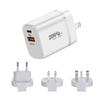 Compact Gallium Nitride 45W Fast Charger for Apple & Samsung with PD+QC3.0 Compatibility