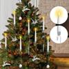 6 Piece with Crystal Pendant Christmas Tree Suspended LED Candle Decorative Candle Light  Hotels
