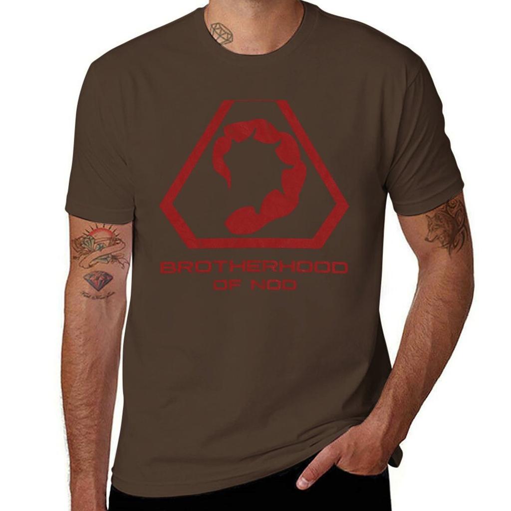 Brotherhood Of Nod Logo Inspired By Comunisexd And Conquer Tshirt Heavyweights Boys Animal Print Quickdrying Unisexs T Shirts Pack