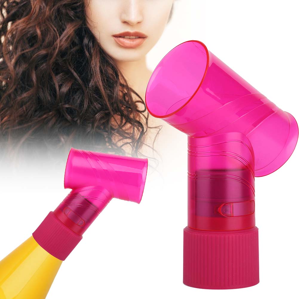Professionel Hårtørrer Diffuser til Krøllet Hårtørrer Frisør Styling Tilbehør (Pink)