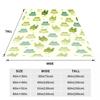 Cartoon Green Frog Flannel Blankets Warm Winter Travel Bedroom Sofa Bithday Gifts For Kids Soft Throw Blanket
