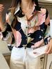 2026 Trendy Women's Long Sleeve Printed Shirt - European & American Style, Versatile Loose-Fit Top