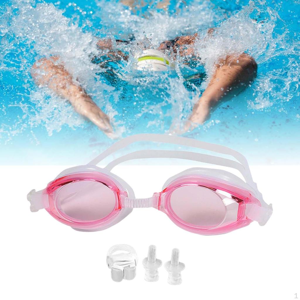 High-Performance Swim Goggles - Advanced Waterproof Eyewear for Crystal Clear