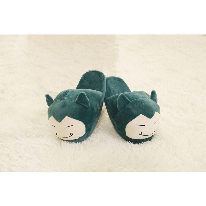 Pokemon Soft Plush Slippers Pikachu Cartoon Character Indoor Home Shoes