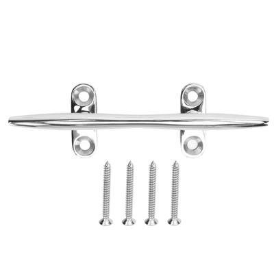 Bootsklampe Offene Basis Schwerlast 316 Edelstahl Bootsliegeplatzklampe mit Befestigungsschrauben für Marine Bootsliegeplatz Deck