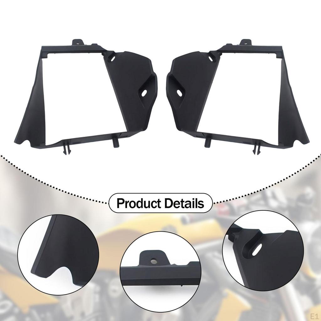 2x Motorcycle Air Duct Trim Accessories Easy Installation Premium for R1250GS Replaces