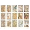30 Pcs Vintage Old Newspaper Background Paper DIY Diary Album Scrapbooking Collage Material Paper Junk Journal Supplies