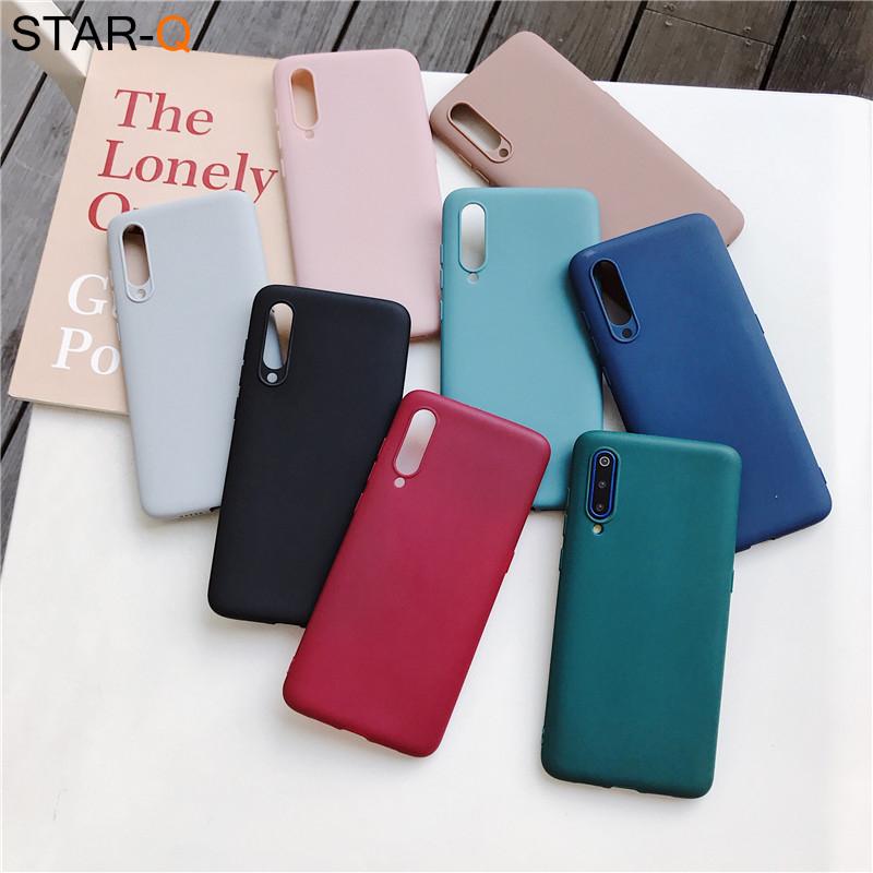 Candy Color Silikon Handyhülle für Samsung Galaxy A50 A70 A30 A40 A20 A10 Galaxi A51 A71 A20e M30s A7 2018 Matte Soft Tpu Hüllen