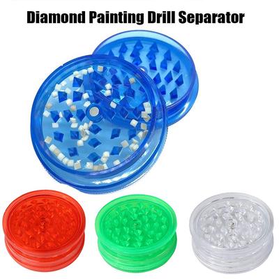 Separátor na vrtačky na diamantové malování Dělič vrtáků DIY 5D Diamantové malování Plné čtvercové separátory Příslušenství Dělicí sada