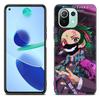 Anime Demon Slayer tanjiro Case For Xiaomi Mi 11 Lite NE 11i 10T 11T Pro A2 A3 Lite POCO F3 M3 M4 C31 X3 Pro NFC GT Black Cover