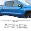 Exterior Door Handle Shell Cover For Chevy SilveradoSierra +Suburban White