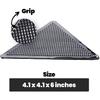 Muddy Mat® Heavy Duty Non-Slip Reble Rug Corner Pads - Double-Sided Adhesive Pad for Corners and Sides on Hardwood Floors, Area Rugs - Keep Your Rug