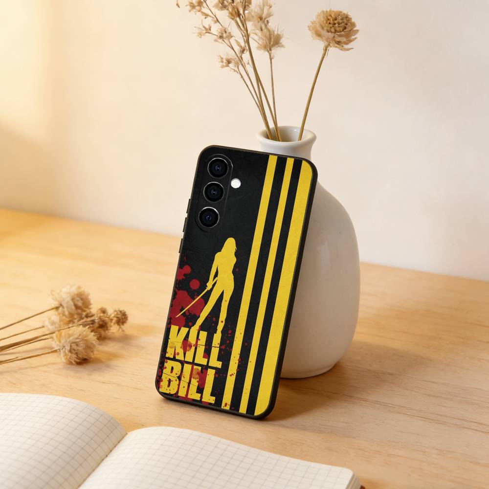 

1PC Kill Bill Movie Phone Case Black Silicone Soft For Samsung Galaxy A73,A72,A71,A70,A53,A52,A51 Samsung a11