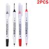 1-3PCS 20mm Deep Hole Long Nib Head Markers Bathroom Woodworking Decoration Permanent Marker Pencil Tools Metal Perforating Pen