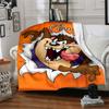Cartoon Character Bursting Through Background Lightweight Personalized Blanket Personalized Text Warmthful Decor Throw For Sofa Couch Office Bed