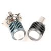 H4 Led Moto H6 Ba20D Led Motosiklet Far Ampulleri Csp Lens Beyaz Sis Farları