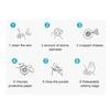 10pcs One Piece System Drainable  Ostomy Bag Pouch Stoma Cover Urine 20 60mm Opening(Clip Type )