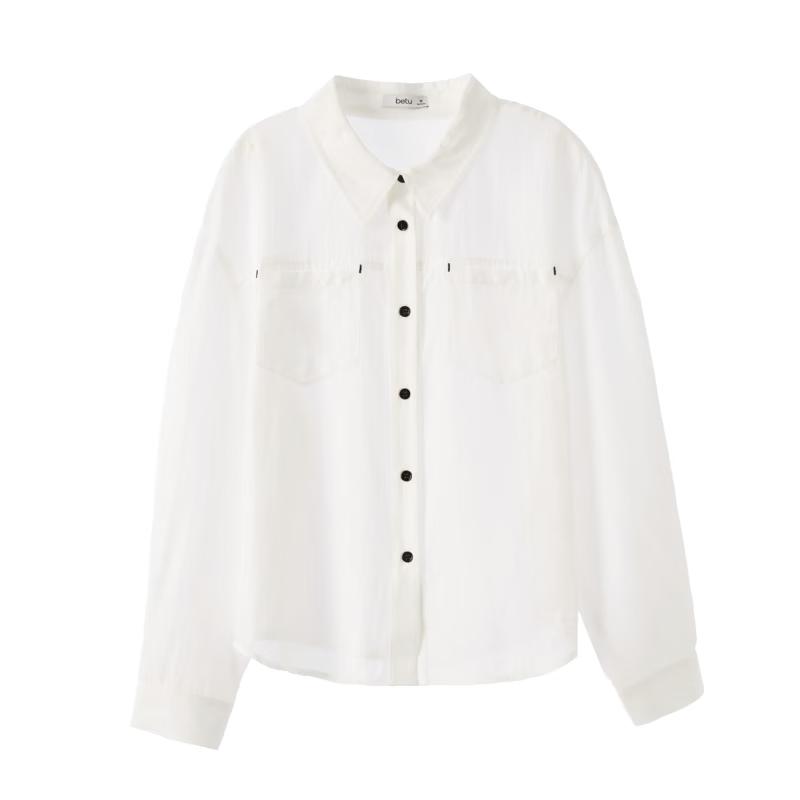 Betu Women's Lyocell Blend Loose Shirt