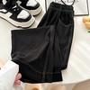 Uncle Radish Straight Jeans Casual Pants Children's Spring Elastic High Waist Loose Skinny Wide Leg Pants