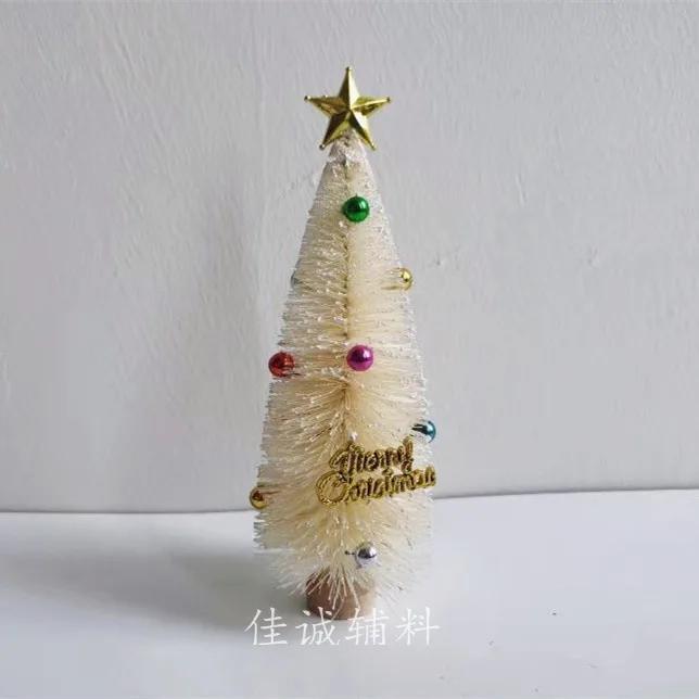 1PCs Christmas Decoration Xmas Tree Decor Small Cedar Pine for Home Party New Year  Navidad Festival Ornaments DIY Kids Gift