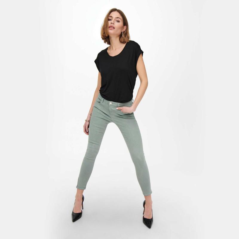 

Брюки скинни из хлопка с карманами и пряжками для ремня ТОЛЬКО ДЛЯ ЖЕНЩИН