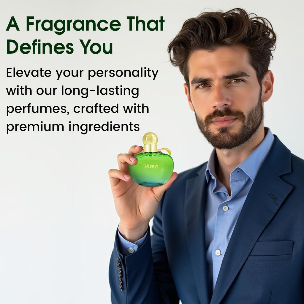 Premium Nuit Eternelle Luxury Perfume for Men & Women |  Nectarine, Orange, Honeysuckle, Pearwood & Cedarwood Notes | 100ml